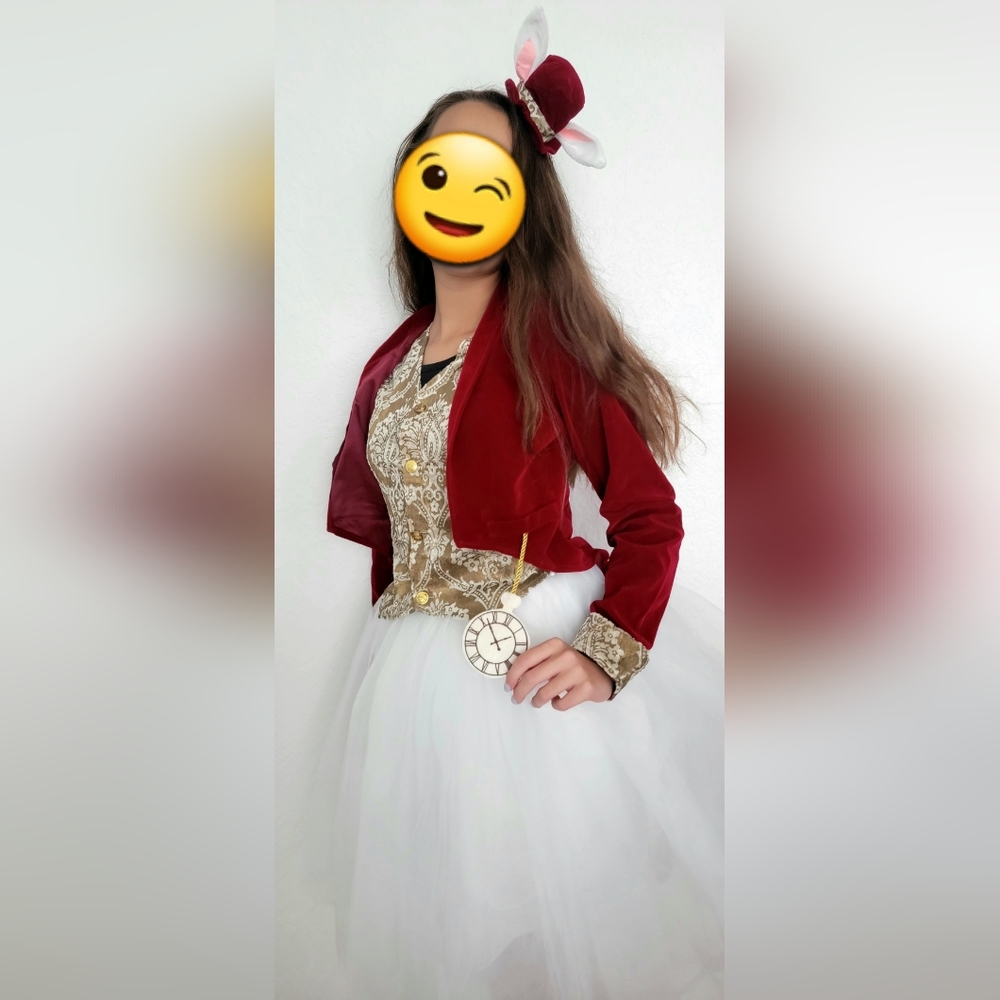 White Rabbit teen girl costume